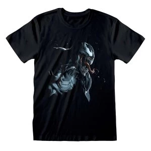 Image of Marvel Comics - Venom Art Unisex Medium T-Shirt - Black