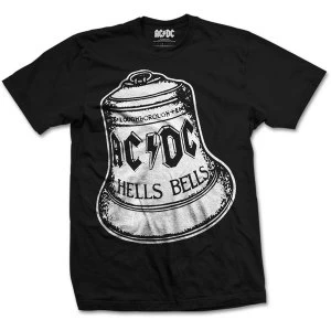 Image of AC/DC - Hells Bells Unisex Small T-Shirt - Black