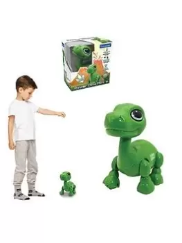 Image of Lexibook Power Puppy Mini - Dinosaur Robot With Light And Sound Effects, Hand Clap Command, Voice Repeat