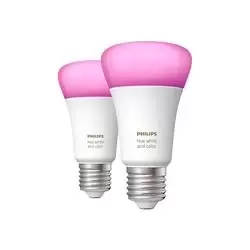 Image of Philips Hue Colour 6.5W A60 E27 2-Pack