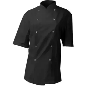 Image of Afd Mens Chefs Jacket / Chefswear (Pack of 2) (l) (Black) - Black - Dennys