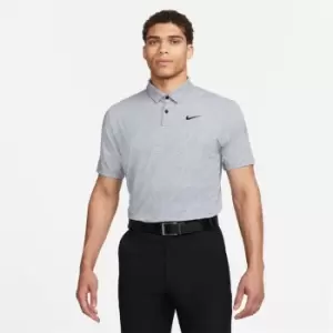 Image of Nike Dri-FIT Tour Mens Heathered Golf Polo - Multi