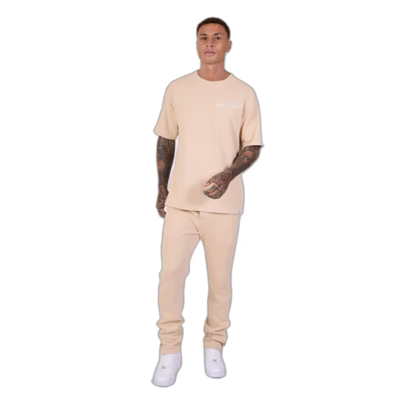 Image of Project X Paris Mesh joggers with side stripes Project X Paris Beige Male S