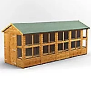 Image of Power Garden Shed 186PAPSDD Golden Brown 18x6