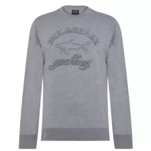 Image of Paul And Shark Logo Sweatshirt - Grey
