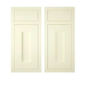 Image of IT Kitchens Holywell Ivory Style Framed Corner base drawerline LH door W925mm Set of 2