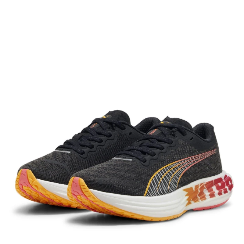 Image of Puma Deviate Nitro 2 Womens Running Shoes - Black 4