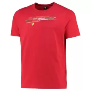 Image of 2022 Ferrari Fanwear Graphic Tee (Red)