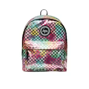 Image of Hype Checked Backpack (One Size) (Multicoloured)