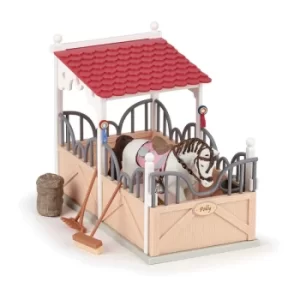 Image of PAPO Horse and Ponies Box and Accessories Toy Playset, Three Years or Above, Multi-colour (60117)