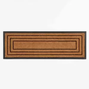 Image of Chadderton 40x120cm Border Natural Rubber & Coir Brush Mat