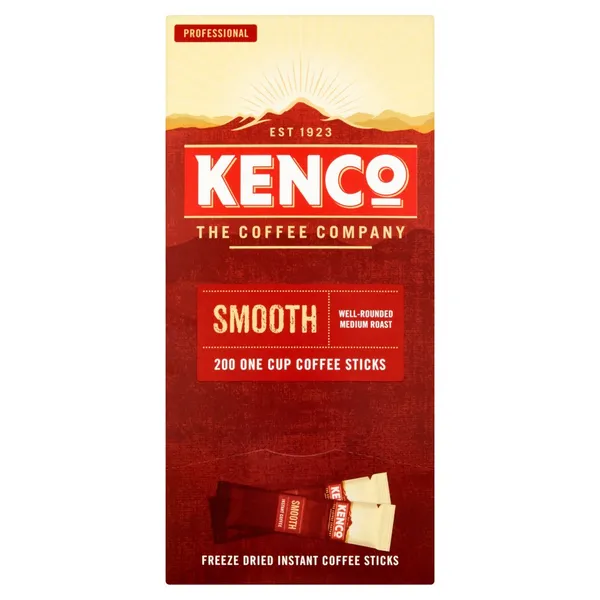 Image of Kenco Really Smooth Coffee 200 Sticks