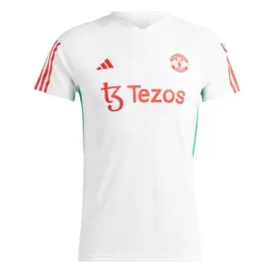 Image of adidas Manchester United Training Jersey 2023 2024 Womens - White