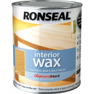 Image of Ronseal Interior Wax Antique Pine 750ml