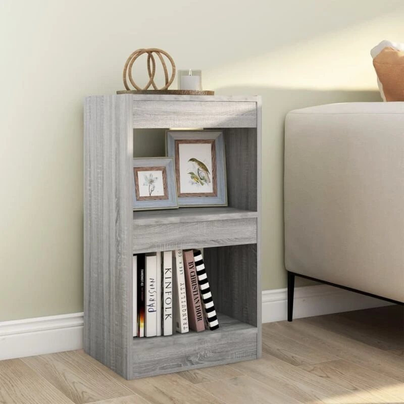 Image of VIDAXL Book Cabinet/Room Divider Grey Sonoma 40x30x72cm Vidaxl 8720286844168