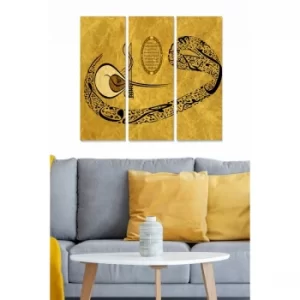 Image of MDFVAV9 Multicolor Decorative MDF Painting (3 Pieces)