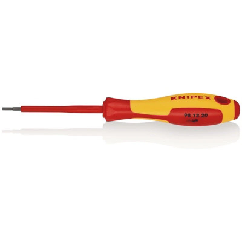 Image of Draper Knipex 98 13 20 Vde Insulated Hexagon Screwdriver, 2.0 X 75mm 02563