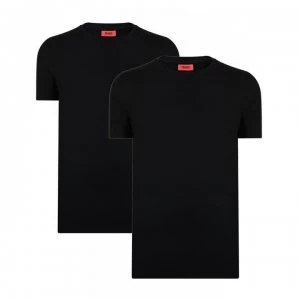 Image of Hugo Boss 2 Pack Round Nech T-Shirts Black Size L Men