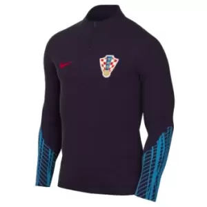 Image of 2022-2023 Croatia Strike Drill Top (Navy)