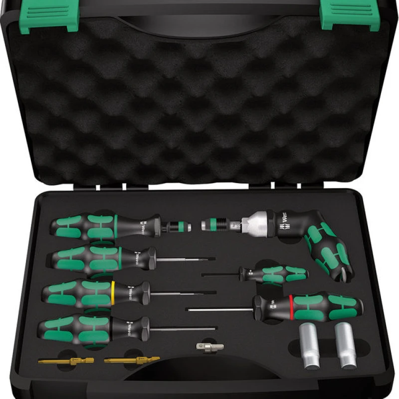 Image of Wera 7443/12 Tyre Pressure Control System Assembly Tool Kit 5074746001