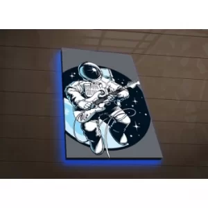 Image of NASA-042 Multicolor Decorative LED Lighted Canvas Painting