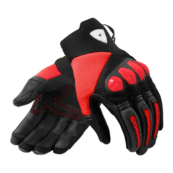 Image of REV'IT! Gloves Speedart Air Black Neon Red Size L