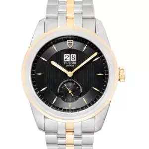 Image of Glamour Automatic Black Dial Stainless Steel Mens Watch