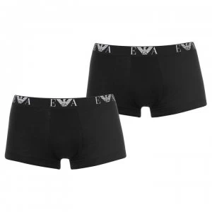 Image of Emporio Armani 2 Pack Stretch Briefs Black Size L Men