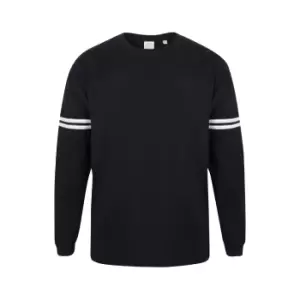 Image of Skinnifit Unisex Adults Drop Shoulder SF Logo Sweatshirt (S) (Oxford Navy)