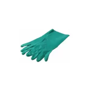 Image of Loops - Nitrile Gauntlet Gloves One Size Great Grip Solvent & Puncture Resistant