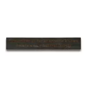 Image of Normal Family Grey Wash Wooden Message Plaque