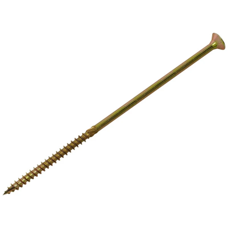 Image of FORGEFIX ForgeFix Spectre PZ Compatible Wood Screw CSK ZYP 8.0 x 280mm Box 50 SPE8280Y