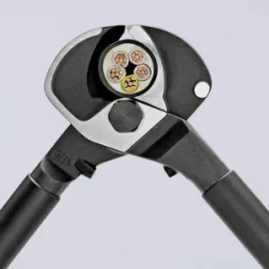 Image of Knipex 95 12 500 Cable cutter Suitable for (cable stripping) Single/multi-core aluminium and copper cables 27mm 150 mm² 5