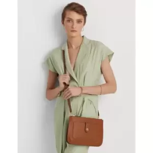 Image of Pebbled Leather Crossbody Bag