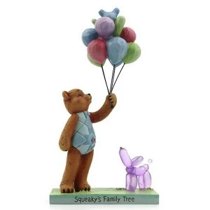 Image of Squeaky's Family Tree (Button With Squeaky's Family Tree) Ornament