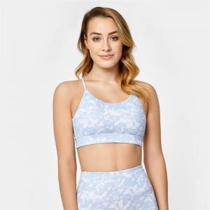 Image of USA Pro Reversible Bra Ladies - Blue Print/Grey
