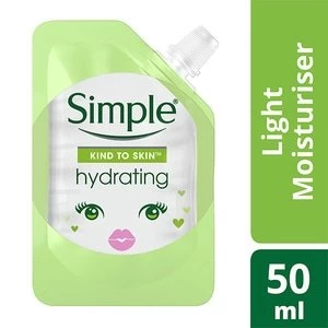 Image of Simple Mini Pouch Hydrating Light Moisturiser 50ml