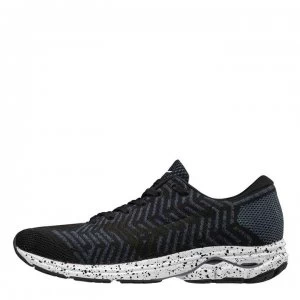 Image of Mizuno WaveKnit R2 Mens Running Shoes - Blk/Blk/Blue