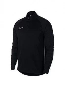 Image of Nike Academy Dry Drill Top - Black, Size S, Men