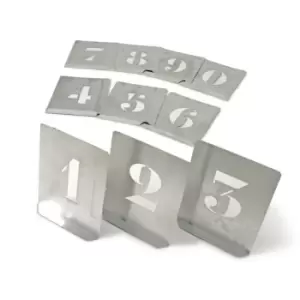 Image of 70MM (Set of 10) Steel Stencil Figures