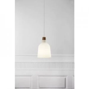Image of Nordlux Karma 14 78333012 Pendant light HV halogen, LED (monochrome) E14 8 W White, Walnut