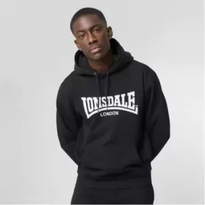 Image of Lonsdale Essentials Logo Hoodie - Black