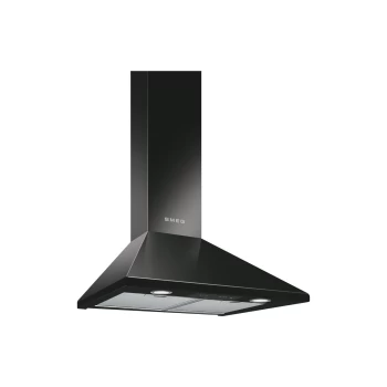 Image of SMEG 60cm Chimney Cooker Hood - Black