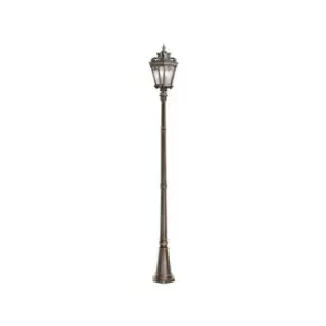 Image of Elstead Tournai - 3 Light Large Outdoor Post Lantern Londonderry IP44, E14
