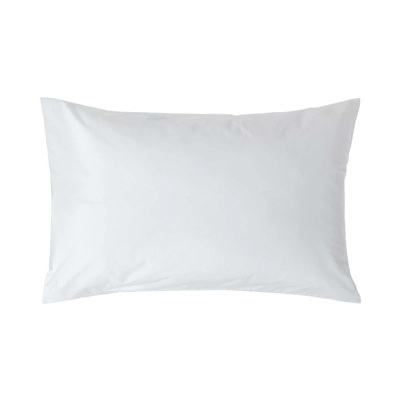 Image of Homescapes Egyptian Cotton Housewife Pillowcase 200 TC , Standard Size White