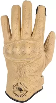 Image of Helstons Sun Air Motorcycle Gloves, beige, Size M L, beige, Size M L