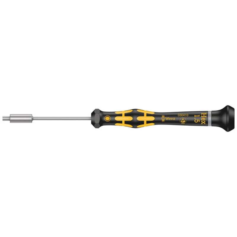 Image of Wera 1569 ESD Nutspinner Screwdriver 1569 ESD Tip Size: 2.5mm
