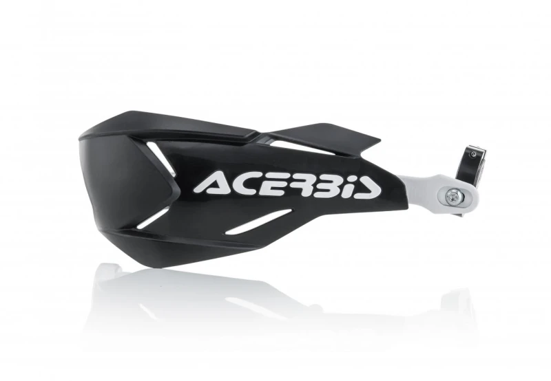 Image of 0022397.315 - Acerbis X-Factory Hand Guards - Black/ White 0022397.315