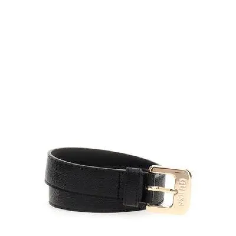 Image of Guess Adjustable non-reversible womens belt Guess Amorette H30 Noir Female S