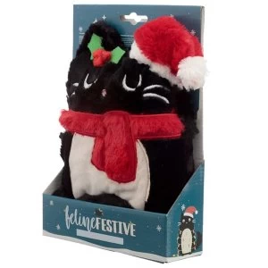 Image of Feline Fine Plush Cat Christmas Heat Pack